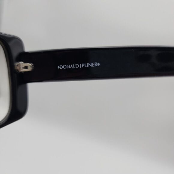 Donald J. Pliner Black‎ Sunglasses made in Italy Style 300110 Unisex Rare - Picture 7 of 12